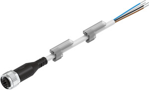 <span class=keywords><strong>NEBU</strong></span>-<span class=keywords><strong>M12G5</strong></span>-K-5-LE4, longueur de câble de 5 m, pour chaîne porte-câbles, série <span class=keywords><strong>NEBU</strong></span> pour PLC - Product Image 1