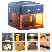 SCULPFUN ICube Ultra, Nueva Llegada, Mini Máquina de Grabado Láser de Fibra 3D