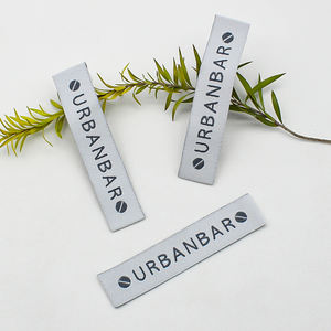 Fabricantes OEM ODM personalizado impreso respetuoso del medio ambiente poliéster ropa tejida ropa etiquetas privadas - Product Image 6