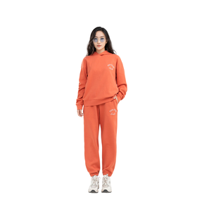 Sudaderas y pantalones de chándal para mujer, conjunto de sudadera y Jogger en blanco de alta calidad para mujer - Product Image 1