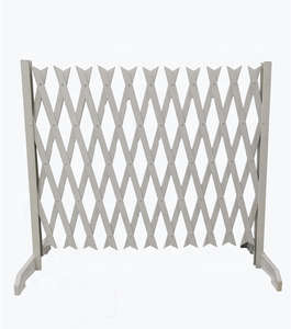 Freestanding Outdoor Portable Expandable Garden Privacy Screen Divider <b>Plastic</b> Trellis with Stand - Product Image 1