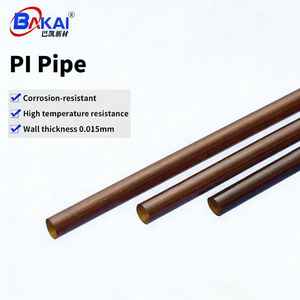 Tabung Kapiler BAKAI PI Tahan Suhu Tinggi 300 Polyimide Dinding Ultra-tipis Berinsulasi Medis Ekstrusi Pemotongan - Product Image 1