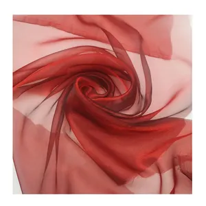 color gradient organza fabric for making dress wedding Encrypted Organza Fabric Sheer Wedding Dress Cloth Fashion Women's