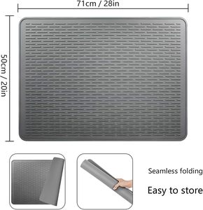 Couvercle supérieur en silicone pour cuisinière électrique Protecteur de verre Tapis de cuisine grande taille Antidérapant <span class=keywords><strong>Lavable</strong></span> Top Protector Cover - Product Image 4