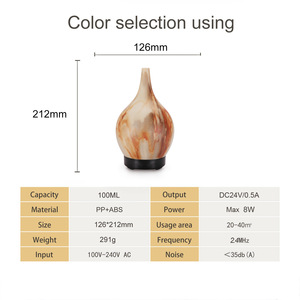 Diffuseur d'arôme à grain de bois, humidificateur, 100Ml, alimenté par USB, type brume, pour la maison, aromathérapie, pulvérisateur d'huile essentielle - Product Image 5