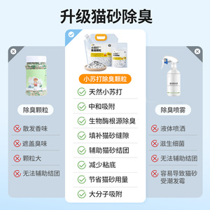 Chios Baking Soda Deodorizing Granules 2500g For <b>Cat</b> <b>Litter</b> Box Odor Control - Product Image 3