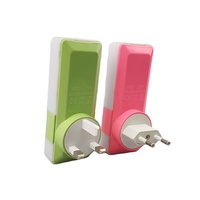 Veilleuse LED A90 avec double prise murale USB, capteur tactile, chargeur rapide pour chambre à coucher, ordinateur, téléphone portable, prise de courant, lampe