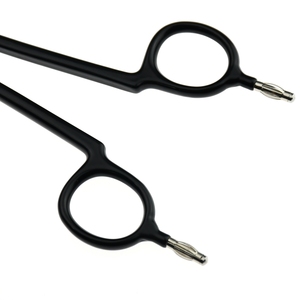 Pince bipolaire réutilisable pour banane de 4mm à douille banane de 4mm Connecteur banane de 4mm Pointe polonaise antiadhésive - Product Image 5