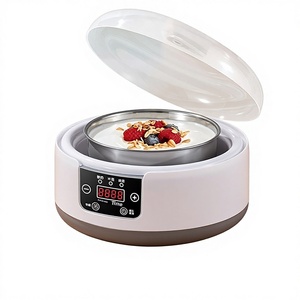 Machine à <span class=keywords><strong>Yaourt</strong></span> et Natto Électrique Intelligente en Acier Inoxydable, Multifonctionnelle, Entièrement Automatique, pour Usage Domestique, Petite et Compacte, avec Fonction de Fabrication de Vin de Riz - Product Image 1