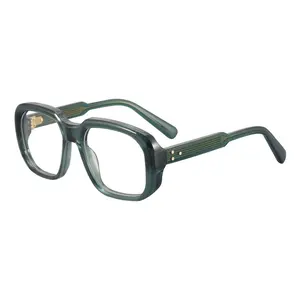 Hengtai Manufacturer Brand Design blue light blocking glasses Custom Logo Unisex Trendy Eyeglasses Acetate glasses eyewear
