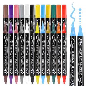 Bút dạ quang acrylic đầu cọ 1mm, 36 màu, gốc nước, vĩnh cửu, tùy chỉnh số lượng lớn Somagi - Product Image 5