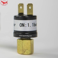 Pressostati a ripristino automatico Egret BLPS-YKHL02, mini regolatore di pressione con connettore rapido a forcella, contatti DPDT, precisione 3%