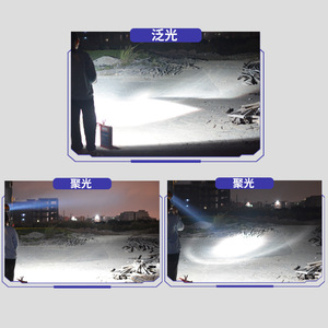 Lámpara Halógena de 1200W con Enfoque Ajustable, Cabezal de Lámpara de Diamante de 18cm, CC 12V, Impermeable, Luz de Pesca para Exteriores - Product Image 4