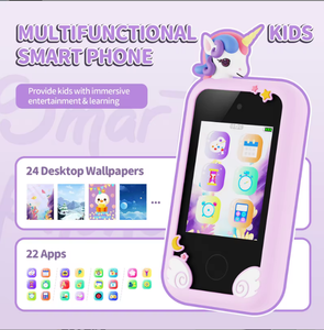 Lettore Musicale per Bambini con Doppia Fotocamera, Registrazione Video, Giochi Puzzle, 22 App, Telefono Giocattolo Y1 per Bambini - Product Image 5