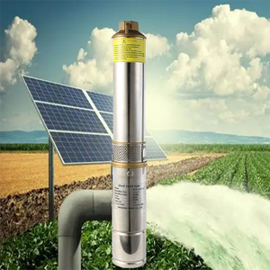 Ang Long Pompe à eau solaire alimentée par puits profond de 3 pouces pour l'irrigation agricole - Product Image 1
