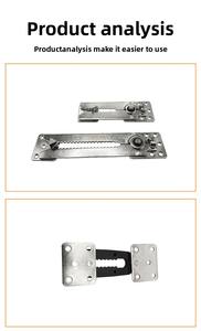 Connecteur de canapé en forme de crocodile, système d'interconnexion pour meubles modulaires, joint de canapé modulaire, charnière détachable 2-en-1 - Product Image 2