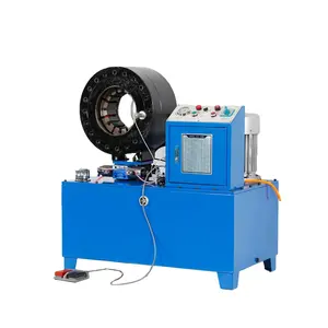 KSD102A-máquina de prensado de manguera hidráulica de 1/4 "hasta 4", máquina de fabricación de tuberías de goma, máquina de prensado de manguera