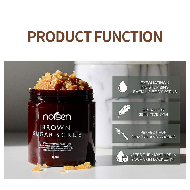 Own brand organic deep cleansing whitening exfoliating Rose Body Scrub