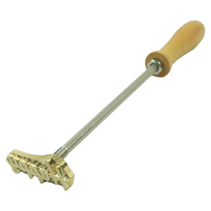 IRON <span class=keywords><strong>STAM</strong></span> Poinçon manuel en acier inoxydable pour gaufrage et marquage à chaud sur cuir, papier, bois, avec lettres de marquage, pour le bureau - Product Image 3