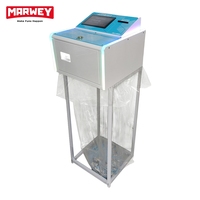 Déchiqueteuse de billets métallique Marwey avec interface en anglais pour les salles d'arcade et les parcs d'attractions, compatible 110/220V