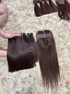 Extensiones de Cabello Humano Vietnamita de Primera Calidad, Cabello Virgen Remy, Trama Suave y Resistente para el Mercado de Exportación Global - Product Image 5