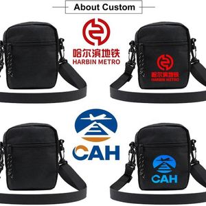 Customizable Logo Messenger Fashion <b>Small</b> Cross Body Unisex Shoulder Tool Bag Promotion <b>Gift</b> Custom Men Designer Bags - Product Image 2