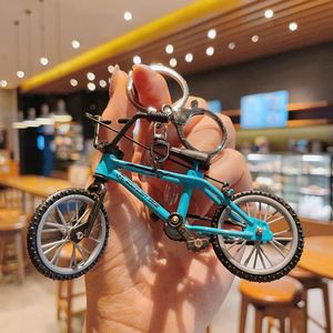 Creative Mini Bike <b>Key</b> <b>Chain</b> Exquisite Mountain Bike Gift Car Deco Keychain School Bag Pendant Gift Wholesale - Product Image 1