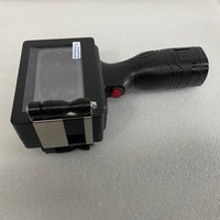 Impresora de inyección de tinta Tij de mano multilingüe de alta definición Logotipo digital Número de fecha Máquina de codificación manual Tij
