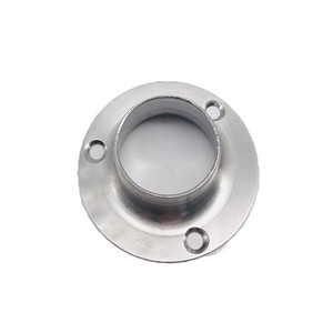 Stainless Steel Flange Base 25mm <b>Pipe</b> Opening Durable Wardrobe Furniture Accessory - Product Image 1