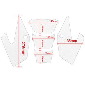 Accessoires de <span class=keywords><strong>moto</strong></span> XXUN pour CFMOTO NK400 NK650 Nk 400 Nk 650, patins antidérapants pour réservoir de carburant, poignées de genou pour carburant, autocollants de traction - Product Image 5