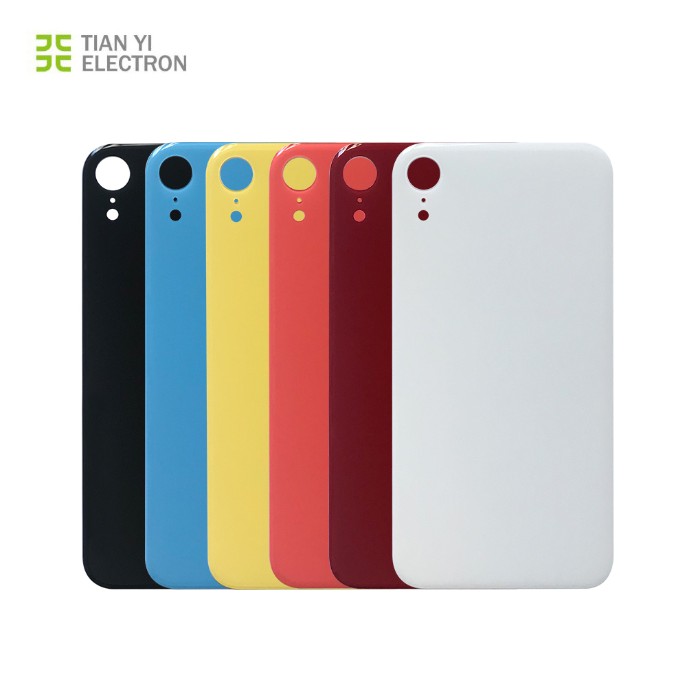 Сменная задняя крышка батарейного отсека стеклянная панель для iphone XR