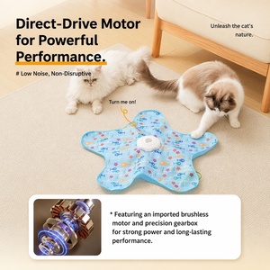 Cubierta Interactiva para Caza de Gatos y Tienda de Escondite con Varita de Juguete, Juguete Automático para Mascotas para Aliviar el Aburrimiento - Product Image 3