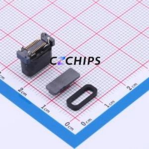 HYCW417-USBC24-180B <b>USB</b> <b>Connector</b> SMD <b>Connector</b> ( <b>Connector</b> Type: Type-C )( Gender: Female )( Mounting Type: Vertical Mount ) - Product Image 2