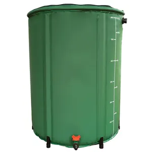 300 litros tanque de água tanque de água dobrável de armazenamento portátil tambor de chuva do pvc