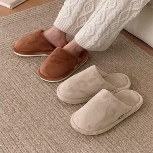 XIXITIAO Sandal Rumah Nyaman dan Hangat dari Katun, Warna Solid, Unisex, Sepatu Rumah Anti Selip, Sandal Dalam Ruangan EVA, Grosir - Product Image 5