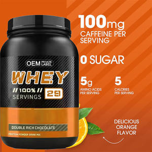 אבקת חלבון מי גבינה אורגנית של Oem למבוגרים, מספקת אנרגיה, תוסף חלבון איכותי לבניית שרירים - לא מתאים לנשים בהריון - Product Image 4