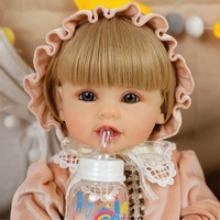 Lifereborn vente en gros 55 CM jolies poupées Reborn bébé filles enfant en bas âge vinyle Silicone Reborn bébé poupées enfant en bas âge à vendre