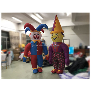 Costume da pagliaccio divertente da passeggio <span class=keywords><strong>gonfiabile</strong></span> per adulti <span class=keywords><strong>vestito</strong></span> per prestazioni di parata - Product Image 1