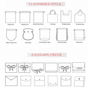 Sac cadeau en satin rose de haute qualité avec nœud, pochette en satin pour bijoux, enveloppe anti-poussière pour parfum - Product Image 6