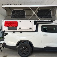 Mini-caravane hybride directement de l'usine pour le camping tout-terrain, petite maison pliante, camion-camping-car