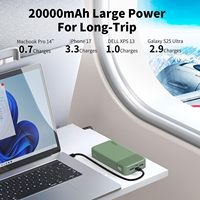 NOBIS 20000mAh Charge rapide Affichage numérique intelligent Powerbank 20000 Mah Grande capacité Chargeur de téléphone portable portable Power Bank pour ordinateur portable