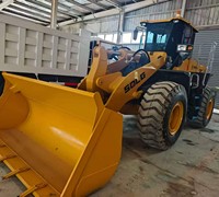 Chargeuse sur pneus d'occasion SDLG 956L d'origine chinoise, haute puissance, pour travaux de construction lourds, à vendre
