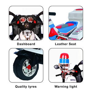 Heißer Verkauf Kinder Offroad-Rennwagen Aufsitz-Autos Motorräder Baby-Fahrrad Elektrisches Motorrad Spielzeug Dreiräder Polizei Musik Lichter <span class=keywords><strong>3</strong></span> Räder - Product Image 3