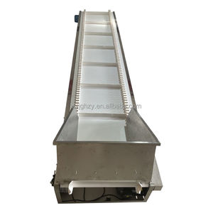 RVS variabele frequentieregeling voedselveilige transportband parallelle antislip transportband - Product Image 6