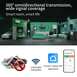 Tuya Smart WiFi 3-en-1 Contrôleur multifonction sans fil BLE <span class=keywords><strong>Mesh</strong></span> + ZigBee 3.0 Passerelle infrarouge IR Blaster Android 4G - Product Image 5