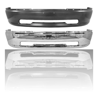 Pare-chocs avant chromé/noir OEM CH1002387 CH1002385 sans trous pour radar et feux antibrouillard pour Dodge Ram 1500 2009-2012, remplacement d'origine
