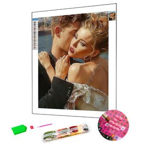 <span class=keywords><strong>Couple</strong></span> Sexy 5D Diamant Peinture Amoureux Plein Perceuse Moderne Mode Strass Peinture DIY Broderie Cristaux <span class=keywords><strong>Dessin</strong></span> Cadeau - Product Image 1
