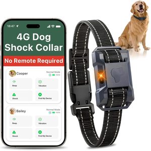 Collier de dressage pour chien BenarLee 4G avec contrôle par application, étanche, pour le contrôle des aboiements - Product Image 1