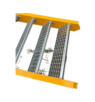 Escalier d'évacuation extérieur en acier galvanisé avec revêtement en zinc, en acier au carbone durable, pour immeuble de bureaux, avec marches, installation facile