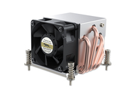 COOLSERVER R63 2U PWM 4PIN Refroidisseur de processeur de serveur 4 caloducs Radiateur de station de travail Ventilateur de refroidissement pour Intel LGA2011 1700 115X AM4
